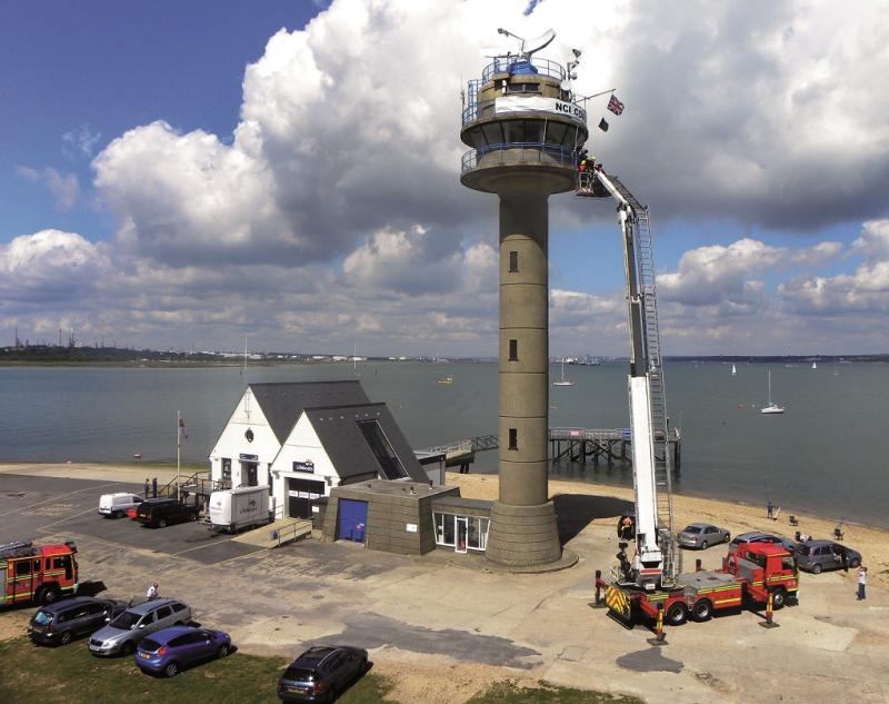 NCI Calshot Tower during practice exercise