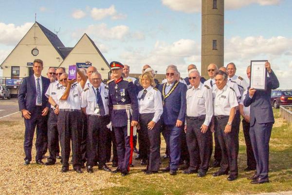 NCI Calshot Tower is presented with QAVS Certificate