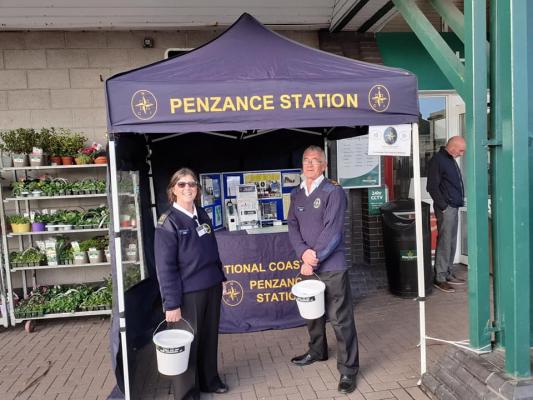 NCI Penzance collecting at Morrisons supermarket