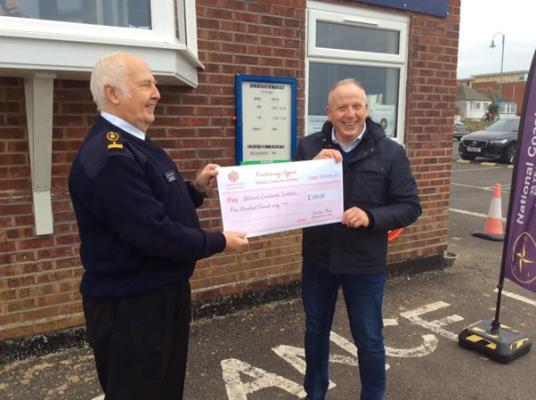 NCI Lee-on-the-Solent receive donation from Montserrat events