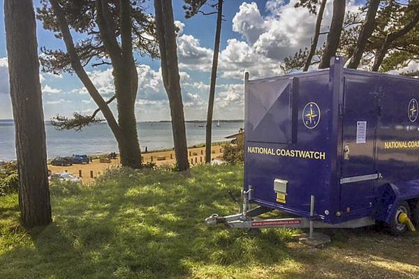 NCI trailer unit newly installed in Lepe Country Park
