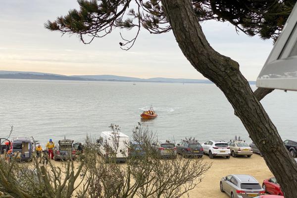 Paddle boarders returned to shore by Calshot lifeboat
