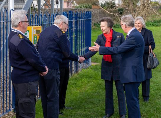 HRH The Princess Royal meets the Trustees during visit to NCI Torbay
