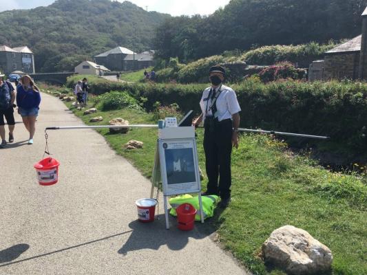 Collecting for NCI Boscastle during Covid-19