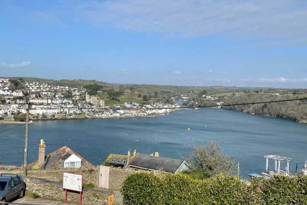 Fowey Harbour viewed from the station 