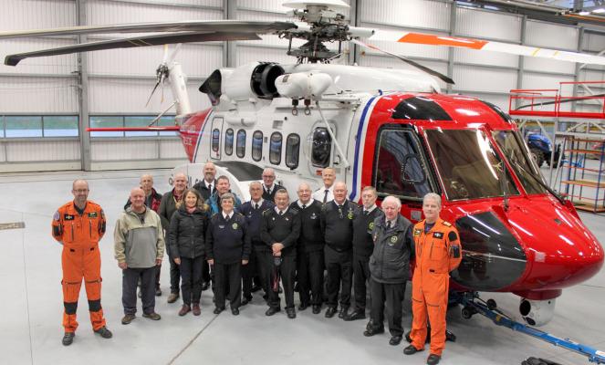 Visit to Newquay Rescue 924 Helicopter