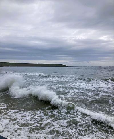 Filey Royal Parade view of the Brigg