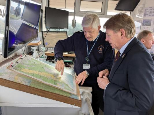 Lord High Sheriff of Devon visits lookout