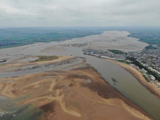 Exmouth estuary experiences a Lowest Astronomical Tide (LAT)