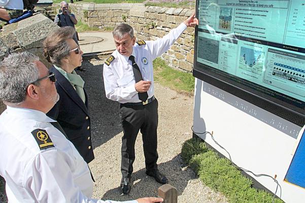 HRH the Princess Royal visits NCI St Ives