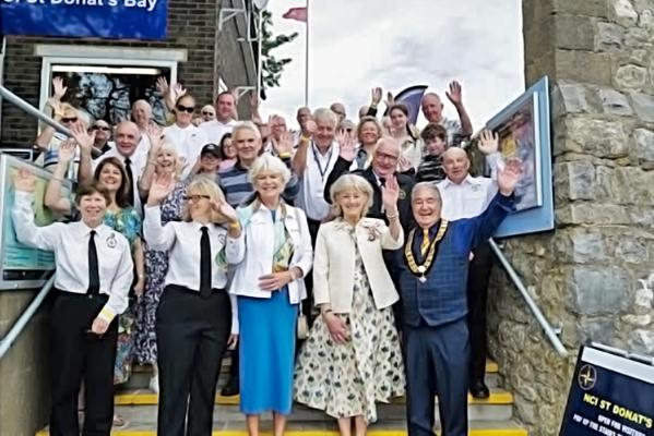 NCI St Donat's Bay celebrate upgrade