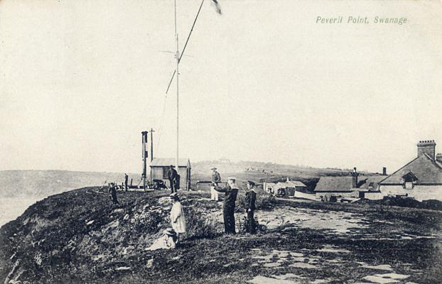 Peveril Point, Swanage  Coastguard Station in 1904