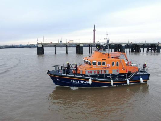 A Severn class RNLI vessel. 