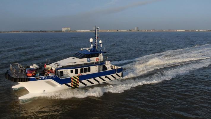 One of the River Humber pilot boats we see daily. 