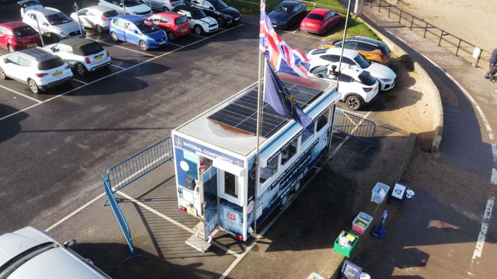 Birds eye view of our station
