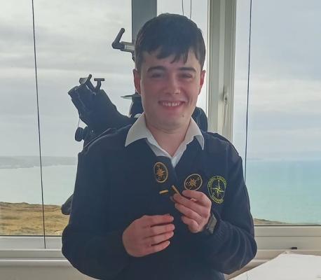 Youngest watchkeeper at NCI St Agnes Head