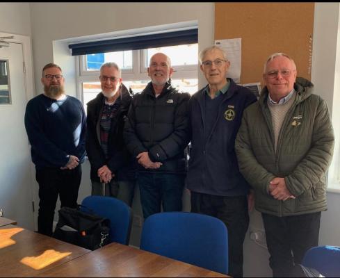 Cleethorpes watchkeepers, just passed their marine radio licenses