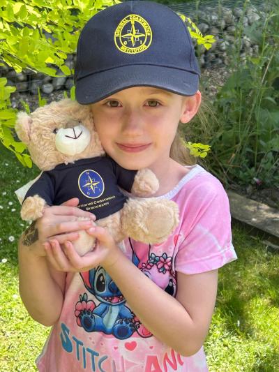 Cadet-In-Waiting Daisy with Beowulf Bear