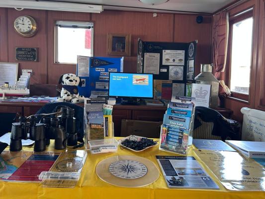 NCI information table on SS Shieldhall