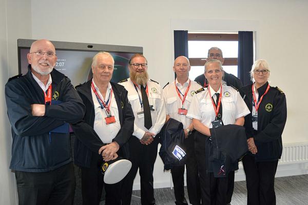 Cleethorpes NCI visit to HMCG rescue centre at Bridlington 