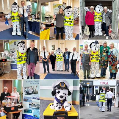 NCI Awareness day inside Lymington LURC due to storm!