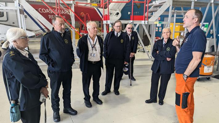 Cleethorpes NCI visit to HMCG Humberside Airport 