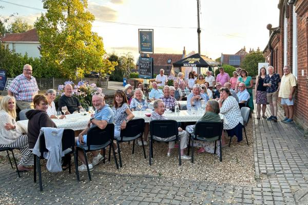 NCI Brancaster volunteers Summer barbecue