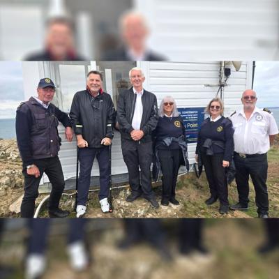 Station Manager Haydn Visits Wooltack Point