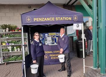 NCI Penzance collecting at Morrisons supermarket
