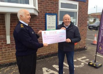 NCI Lee-on-the-Solent receive donation from Montserrat events