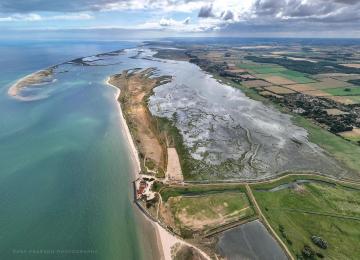Brancaster Bay at high tide