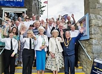 NCI St Donat's Bay celebrate upgrade